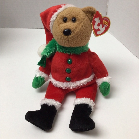 Ty Beanie Baby Retired Kringle 2003 Bear - Picture 1 of 3